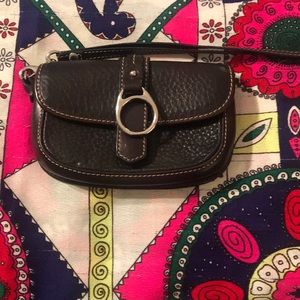 Small leather wristlet